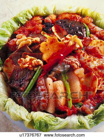 Kimchi Of Sea Food View Large Photo Image Stock Photo - Kimchi Of Sea Food. Fotosearch