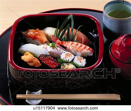 Nigiri Sushi View Large Photo Image Picture - Nigiri Sushi. Fotosearch