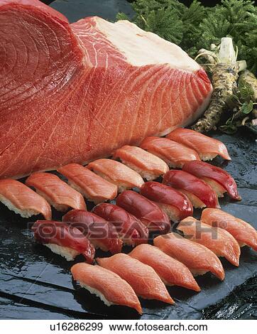 Nigiri Sushi View Large Photo Image Stock Photo - Nigiri Sushi. Fotosearch