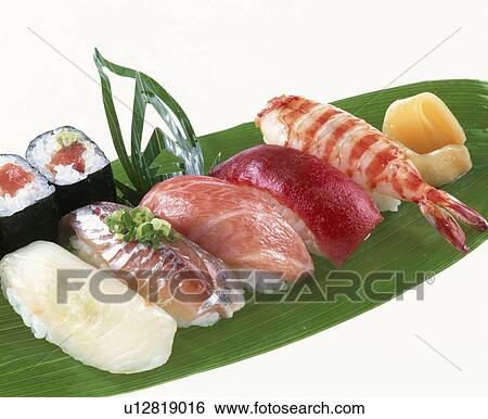 Nigiri Sushi View Large Photo Image Stock Photograph - Nigiri Sushi. Fotosearch