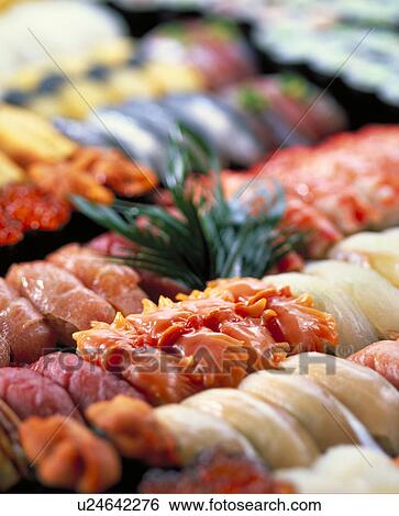 Nigiri Sushi View Large Photo Image Stock Photograph - Nigiri Sushi. Fotosearch