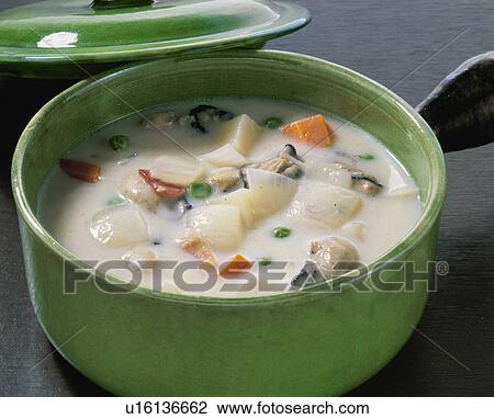 Oyster Chowder View Large Photo Image Stock Image - Oyster Chowder. Fotosearch