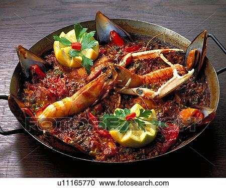 Paella View Large Photo Image Stock Image - Paella. Fotosearch
