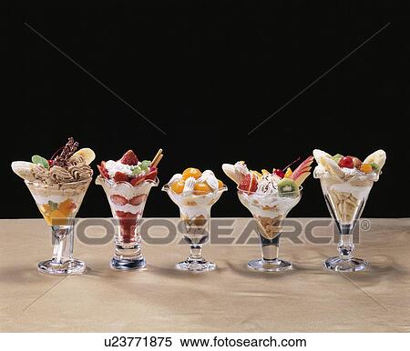 Parfait Various Kinds View Large Photo Image Stock Photography - Parfait Various Kinds. Fotosearch