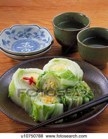 Stock Photo - Pickled Chinese Cabbage. Fotosearch