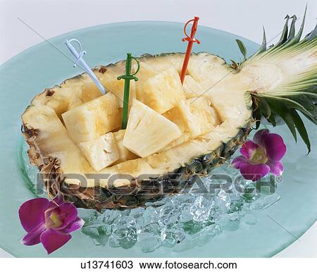 Pineapple View Large Photo Image Stock Image - Pineapple. Fotosearch