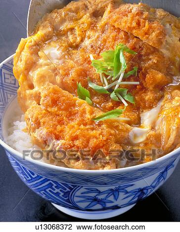 Pork Cutlet Bowl View Large Photo Image Stock Image - Pork Cutlet Bowl. Fotosearch