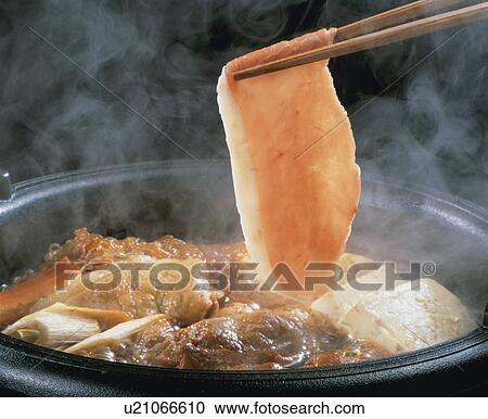 Pork Sukiyaki View Large Photo Image Stock Image - Pork Sukiyaki. Fotosearch