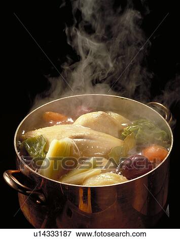 Stock Photo - Pot-Au-Feu Of Chicken. Fotosearch