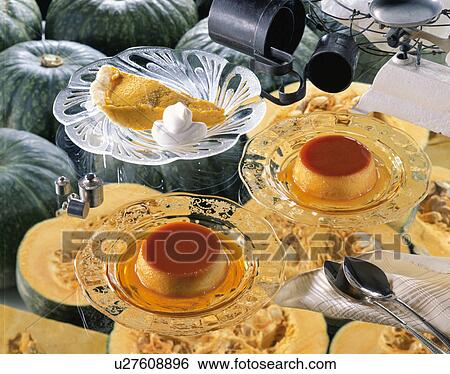 Stock Photograph - Pumpkin Pudding. Fotosearch