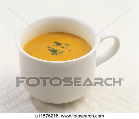 Stock Photograph - Pumpkin Soup. Fotosearch