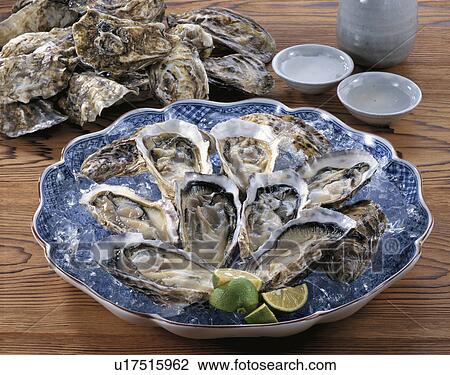 Stock Image - Raw Oyster. Fotosearch