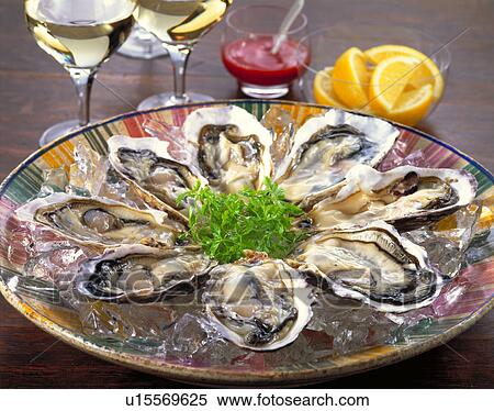 Stock Photography - Raw Oyster. Fotosearch