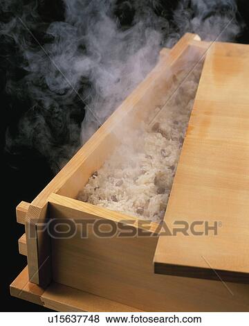 Stock Photo - Rice Boiled With Red Beans. Fotosearch