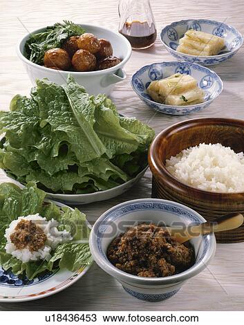 Rice With Meat Bean Paste View Large Photo Image Stock Image - Rice With Meat Bean Paste. Fotosearch