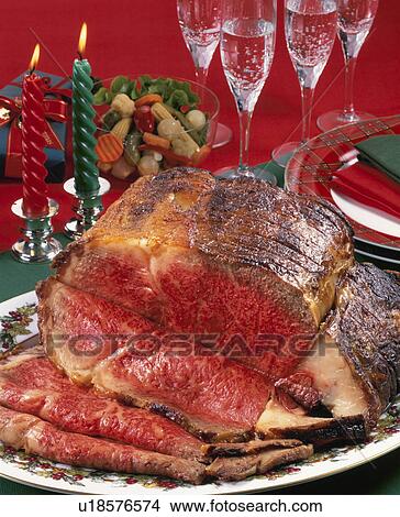 Roast Beef, Christmas, View Large Photo Image Picture - Roast Beef, Christmas,. Fotosearch