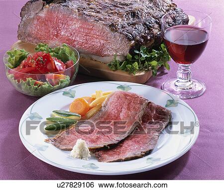 Stock Photograph - Roast Beef. Fotosearch