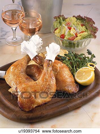 Picture - Roast Chicken. Fotosearch