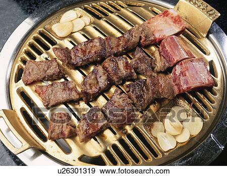 Roast Meat, South Korea, View Large Photo Image Stock Photo - Roast Meat, South Korea,. Fotosearch