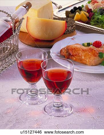 Stock Photograph - Rose Wine. Fotosearch