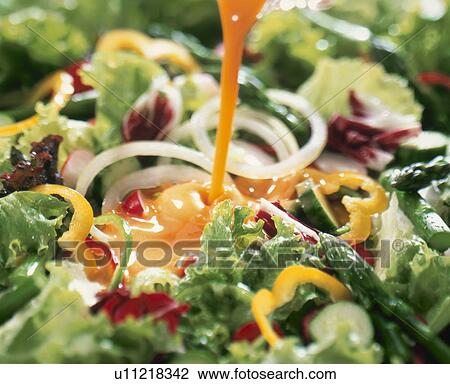 Salad, Dressing, View Large Photo Image Stock Image - Salad, Dressing,. Fotosearch