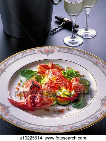 Picture - Salad Of American Lobster. Fotosearch