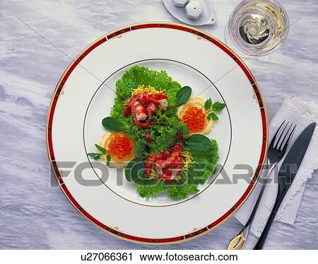 Salad Of Seafood View Large Photo Image Stock Image - Salad Of Seafood. Fotosearch