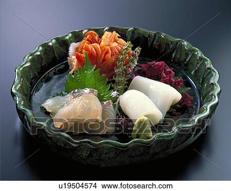 Sashimi Assortment View Large Photo Image Picture - Sashimi Assortment. Fotosearch