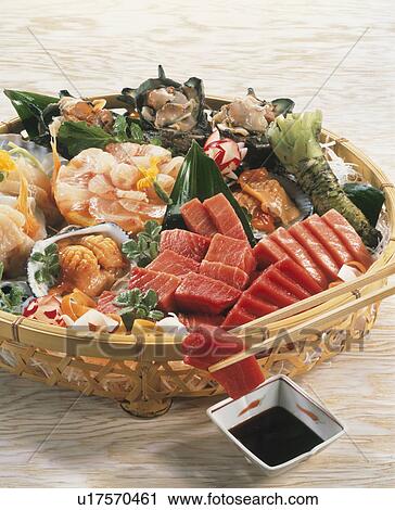 Sashimi Assortment View Large Photo Image Stock Image - Sashimi Assortment. Fotosearch