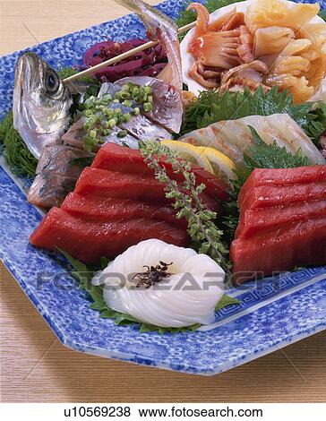 Stock Photo - Sashimi Assortment. Fotosearch