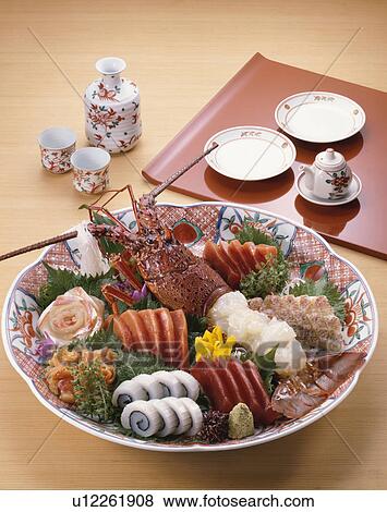 Stock Photo - Sashimi Assortment. Fotosearch