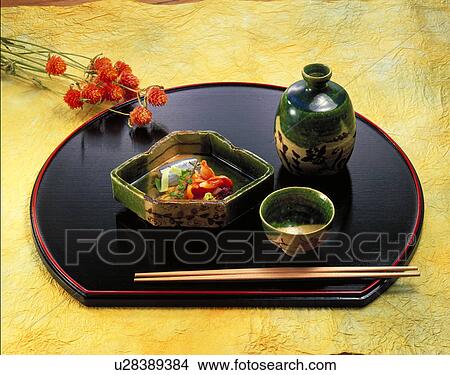 Picture - Sashimi Of Ark Shell And Halfbeak. Fotosearch