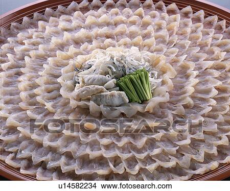 Picture - Sashimi Of Globefish. Fotosearch