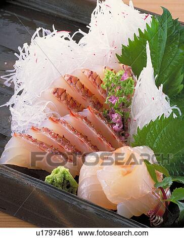Sashimi Of Sea Bream View Large Photo Image Stock Image - Sashimi Of Sea Bream. Fotosearch