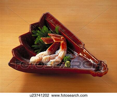 Stock Image - Sashimi Of Snow Crab. Fotosearch