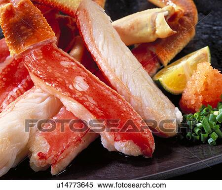Sashimi Of Snow Crab View Large Photo Image Stock Photography - Sashimi Of Snow Crab. Fotosearch