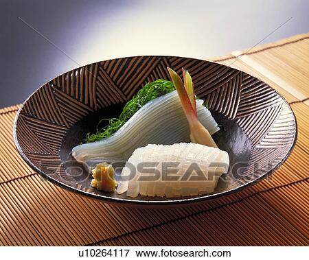 Sashimi Of Squid View Large Photo Image Stock Photo - Sashimi Of Squid. Fotosearch