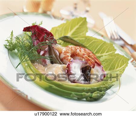 Seafood Salad View Large Photo Image Stock Image - Seafood Salad. Fotosearch