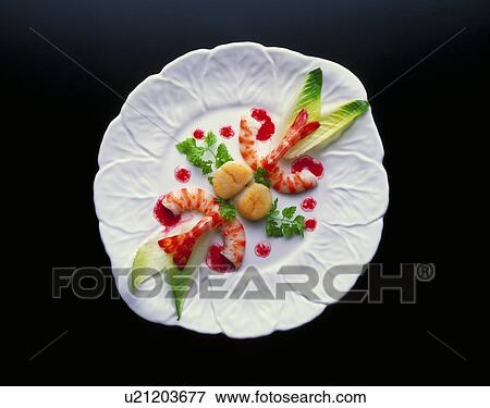 Seafood Salad View Large Photo Image Stock Photo - Seafood Salad. Fotosearch