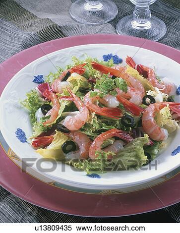 Seafood Salad View Large Photo Image Stock Photography - Seafood Salad. Fotosearch