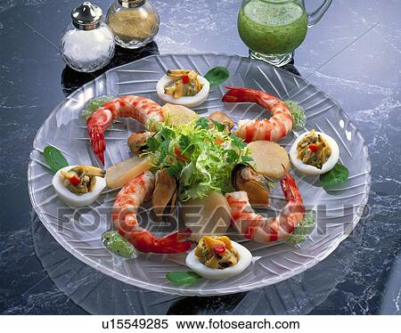 Stock Photography - Seafood Salad. Fotosearch