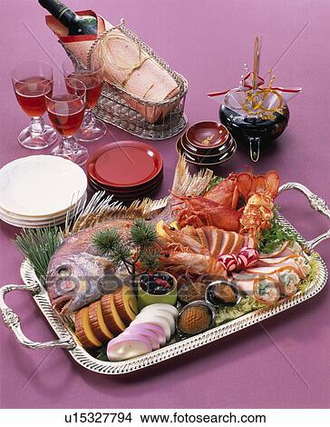 Picture - Semi-Western Dishes For The New Year. Fotosearch