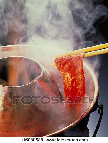 Shabu-Shabu, Beef View Large Photo Image Stock Photo - Shabu-Shabu, Beef. Fotosearch