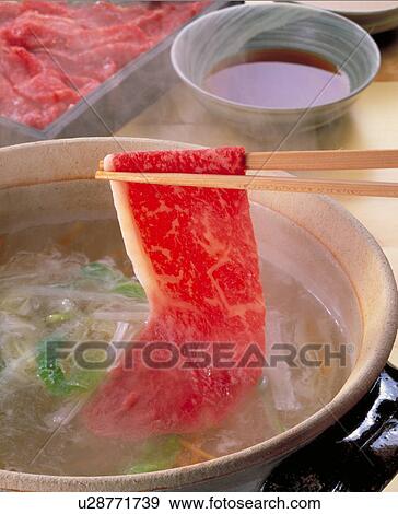 Shabu-Shabu, Beef View Large Photo Image Stock Photo - Shabu-Shabu, Beef. Fotosearch