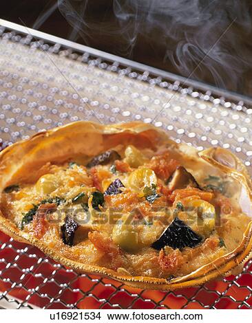 Picture - Shell Baked Crab. Fotosearch