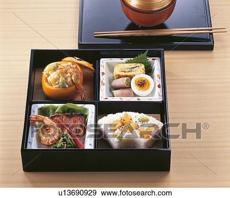 Stock Photo - Shokado Japanese Lunchbox. Fotosearch