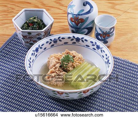 Simmered Butterbur And Cod Roe View Large Photo Image Picture - Simmered Butterbur And Cod Roe. Fotosearch