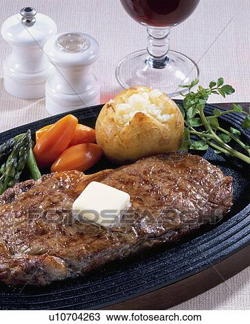 Stock Image - Sirloin Steak. Fotosearch