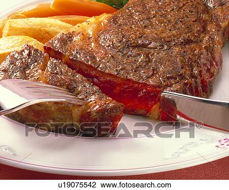 Sirloin Steak View Large Photo Image Stock Image - Sirloin Steak. Fotosearch