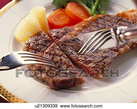Sirloin Steak View Large Photo Image Stock Photo - Sirloin Steak. Fotosearch